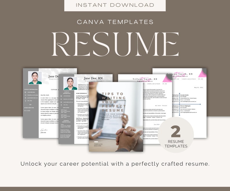 Canva Nurse Resume Templates Creative - Il 794xN.4804240390 5d64 