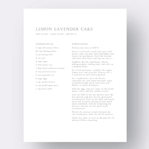 Recipe Book Template, Modern Farmhouse Style, Printable Recipe Binder, Family Cookbook Template, Editable Recipe Book, Recipe Template