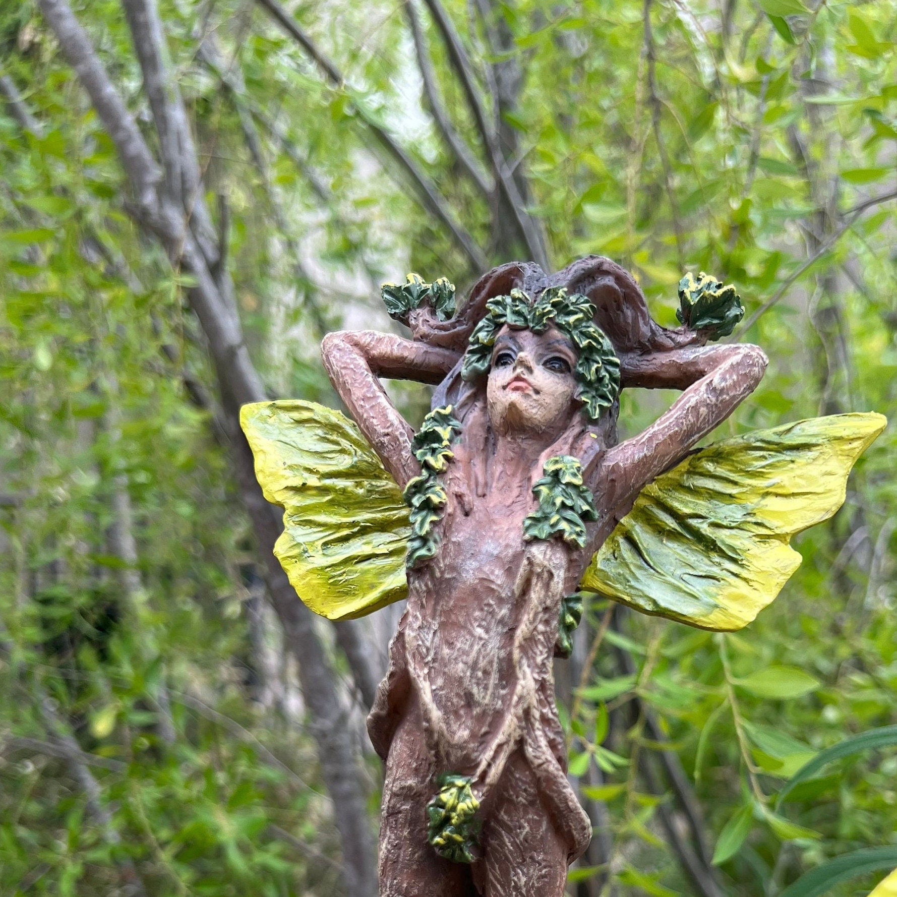 Pink Fairy With Metal Wings, Hobby Lobby