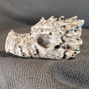 Yooperlite Dragon Head Carving