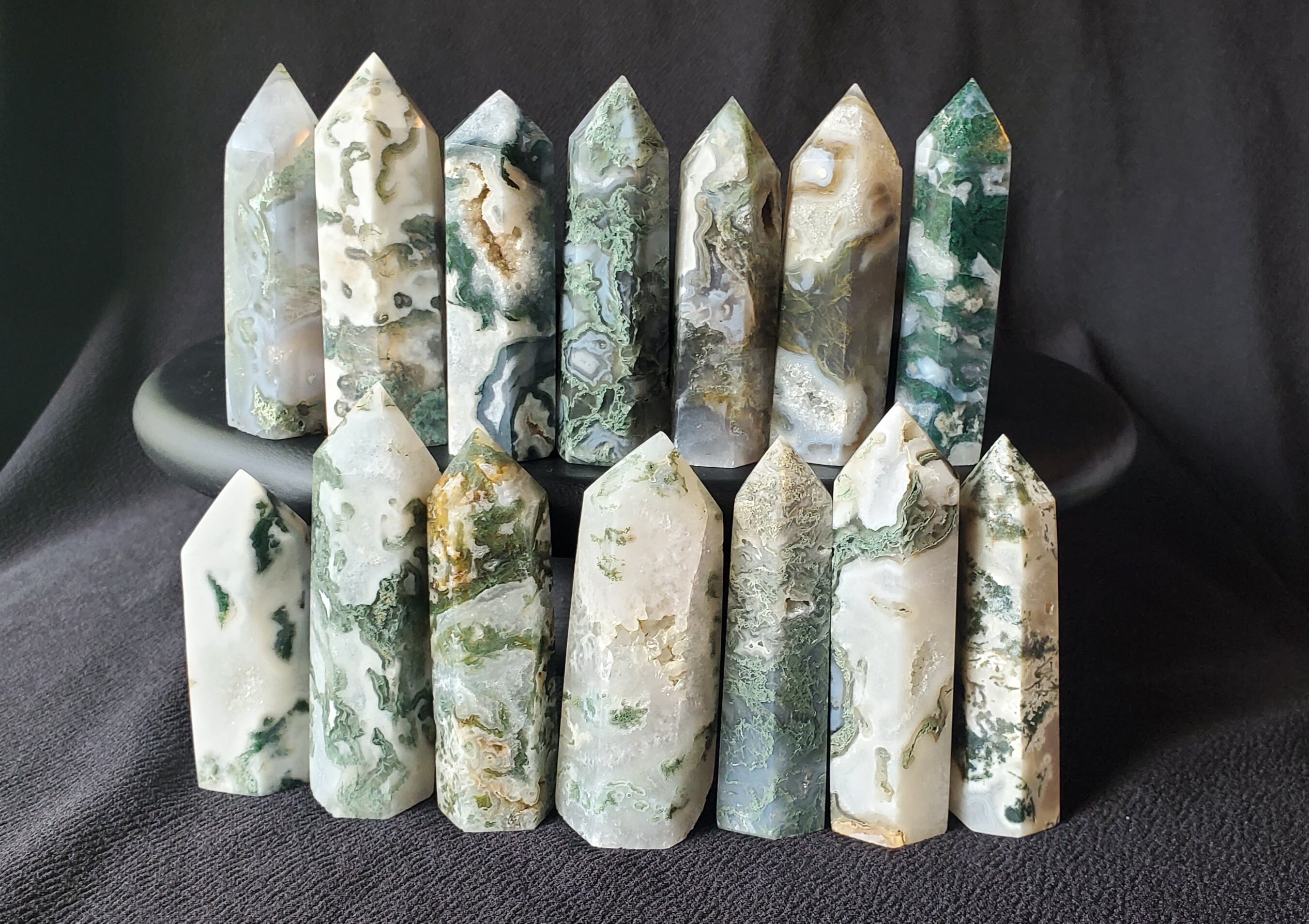 モスアゲートタワー - Etsy 日本