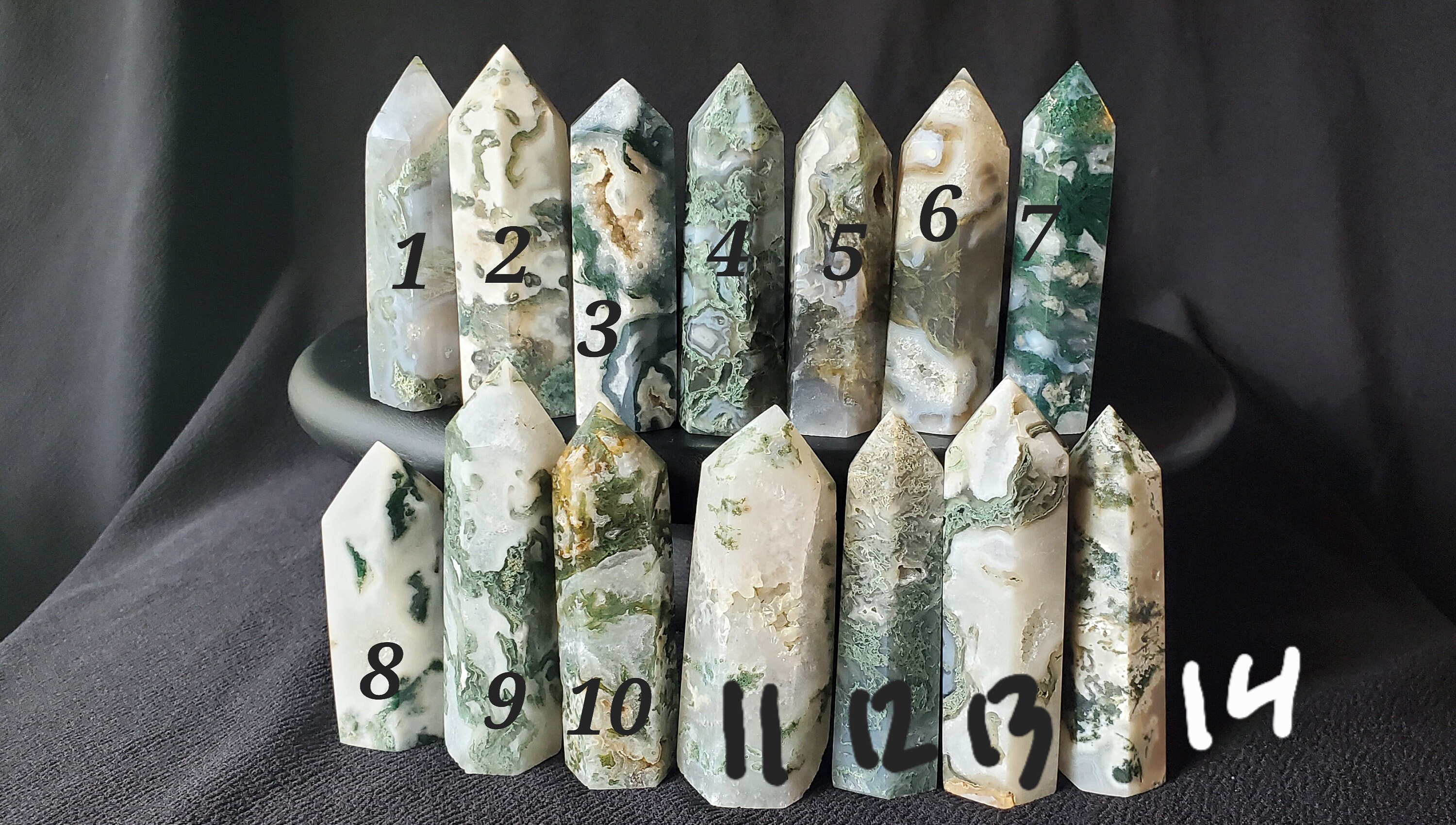 モスアゲートタワー - Etsy 日本