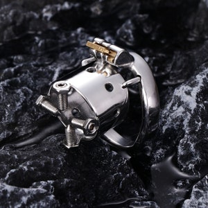 Stainless Steel Male Chastity Device Super Small Cage Men Metal Locking  Belt Z1
