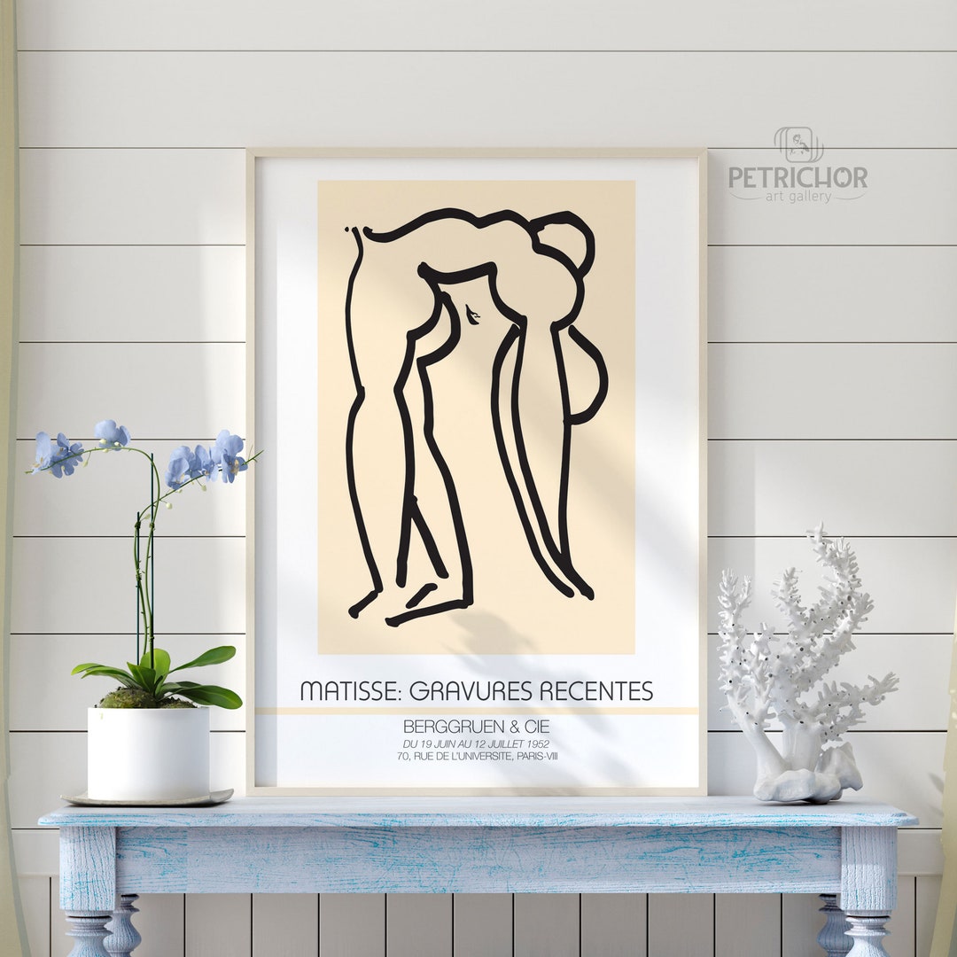 Henri Matisse Poster, Art Living Room Decor, Poster, Tate, Minimalist