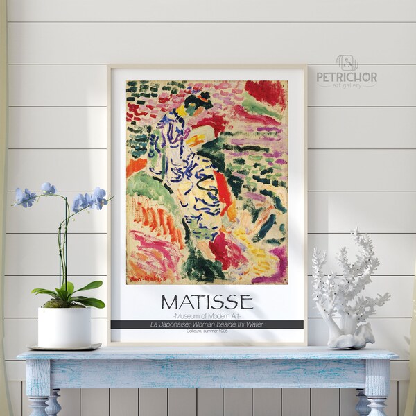 Henri Matisse Poster, La Japonaise, Office Decor, Wall Art, Home Wall Decor, Art Gallery Wall, Exhibition Print, Gift for Home