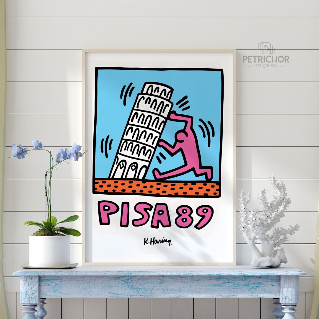 Keith Haring Poster Pisa 89 High Quality Poster Pop Art - Etsy