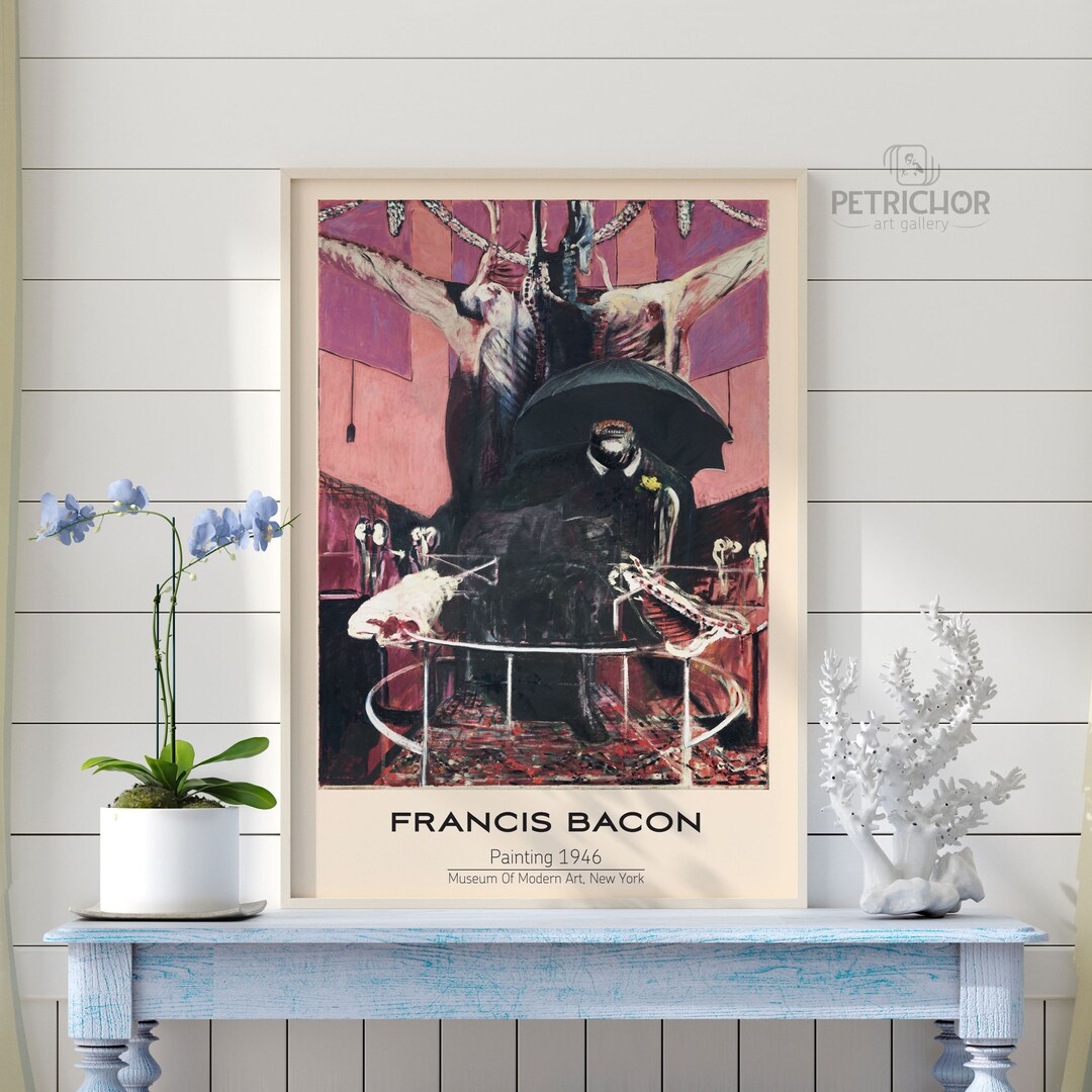 Francis Bacon Art Print, Painting, Mid Century Art, Gallery Quality