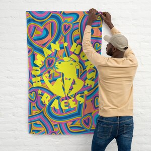 Human Horse Race Flag