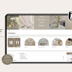 This notion template german includes a notion goal setting planner to crush your goals for the new year.