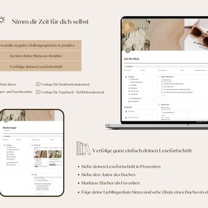 Take some time for yourself with the me time section. Create your morning and nighttime routine, get an overview of your books in the book template and create a skincare routine with the skincare tracker.