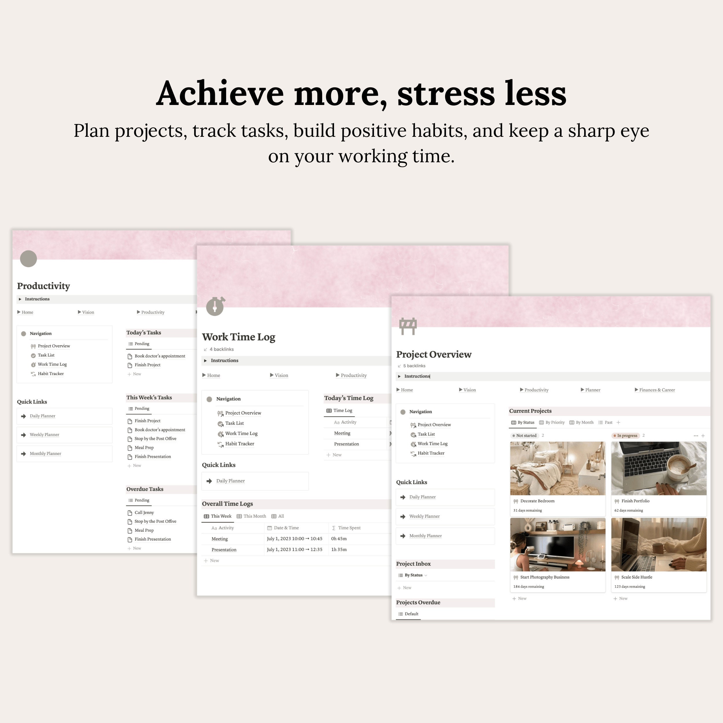 Notion Life Planner Notion Template Self Care Planner - Etsy