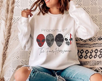 Property of The Four Horseman | Devils Night Series |  Penelope Douglas | Graphic Crew | Book Lover Gift | Gift for Reader | Bookish Merch