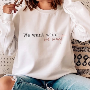 Devils Night | We Want What We Want | Nightfall | Penelope Douglas | Book Merch | Gift for Book Lover | Graphic Tee Crew