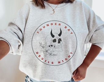 Devils Night Sweatshirt | Penelope Douglas Thunder Bay Book Merch