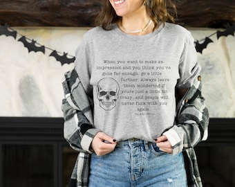 Teufel-Nachtgraphik-T-Stück | Penelope Douglas Buch Merch