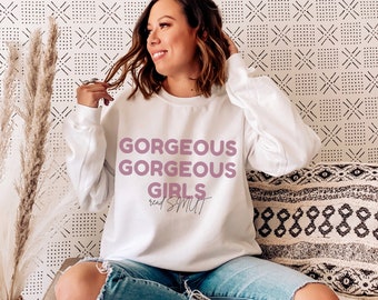 Gorgeous Girls Read Smut Graphic Sweater | Book Lover Crewneck
