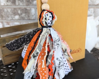 Football Charm Bookmark, Handmade Ribbon Tassel, Game Day Accessory