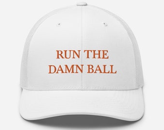 Run The Damn Ball Snapback - Orange