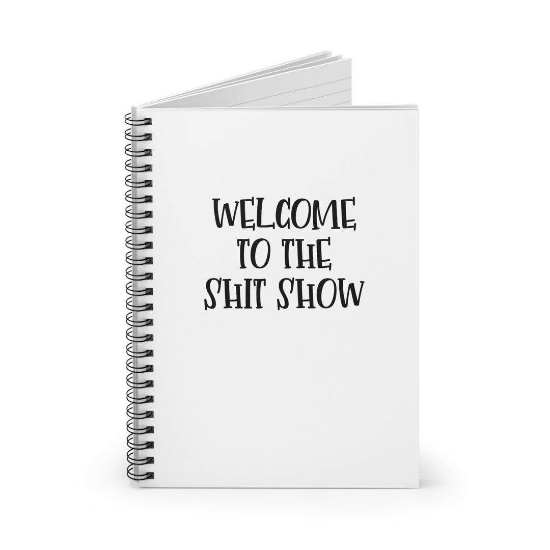 Shit Show Minimalist Spiral Notebook, Employee Gift, White Elephant ...