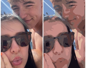 Personalised hand drawn wall art