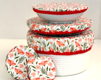 Reusable dish cover, washable bowl cover, waterproof flat cover, waterproof dish cover