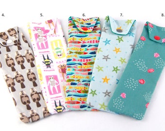 Toothbrush pouch, toothbrush holder, tooth brush case, cotton toothbrush pouch, travel pouch, toothpaste pouch, waterproof toothbrush pouch