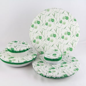 Reusable dish cover, washable bowl cover, waterproof flat cover, waterproof dish cover