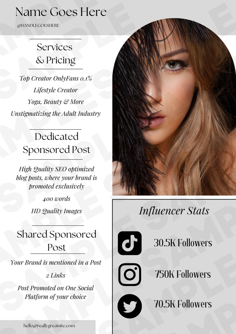 Onlyfans/fansly Media Kit Bundle Etsy