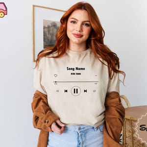 Custom Song Name Shirt Gift For Birthday, Custom Artist Name Shirt, Custom Song Name T-Shirt, Favorite Song Tee, Custom Favorite Artist Tee