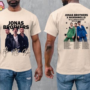 Jonas Brothers Shirt, Jonas Brother Merch, Retro Jonas Brothers Tour Shirt, Jonas Retro 90&#39;s, Jonas Brother Unisex T-shirt
