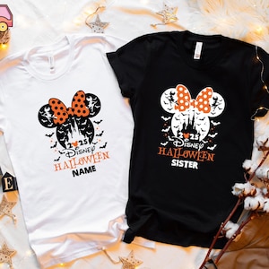 2025 Disney Halloween Custom T-shirt, Disney Tee, Halloween Matching Shirts, Custom Disney Family Shirt, Halloween Shirts, Disneyland Shirt
