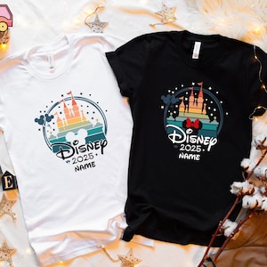 Disney Castle 2025 Shirts, Disney Family Matching T-shirt, Custom Disney Family 2025 Tee, Disney Trip Tee, 2025 Disney Family Vacation Shirt