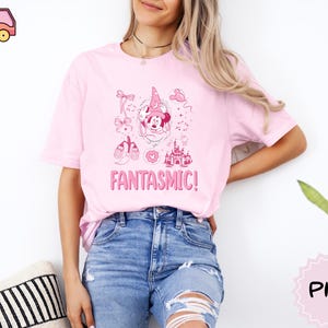 レトロガーリーなディズニーファンタジアミニーシャツ、ファンタジアソーサラーミニーウィザードシャツ、ディズニーガールシャツ、ファンタズミックサムイマジネーションハァッ