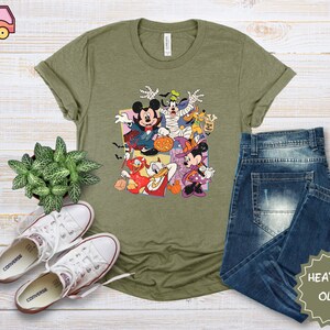Disney Halloween 2024 Shirts, Mickey Minnie And Friends Halloween Shirt, Halloween Party Shirt, Disney Halloween Gift Tee