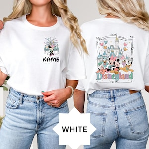 Custom Disneyworld Mickey And Friends Shirt, Custom Name Disney Family 2025 Shirts, Retro Disneyworld Trip Tee, Disney Family Vacation Shirt