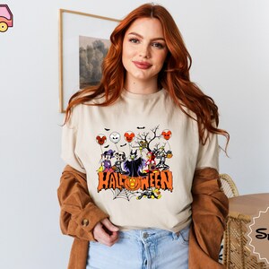 Disney Halloween Shirt, Disney Mickey And Friends Balloon Halloween T-shirt, Halloween Matching Gift Tee, Halloween Balloons Shirt