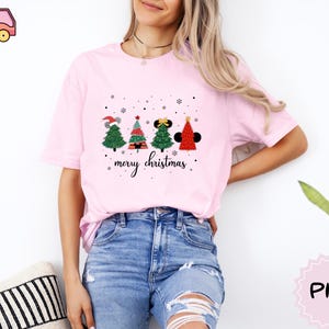 Merry Christmas Disney Shirt, Mickey Ears Shirt,Christmas Mickey Gift Tee,Mickey Christmas Tree Tee,Mickey and Friends Xmas Crewneck