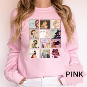 Retro In My Disney Princess Era Shirt, Disney All Princess Quotes Tee, Tiana Ariel Elsa Rapunzel Belle Jasmine Tee, Magic Kingdom Girl Trip