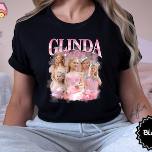 Glinda The Good Shirt - Wicked Inspired Pink Princess Witch Tee - Broadway Musical Retro Unisex T-Shirt - Enchanting Gift Tee