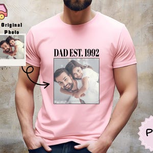 Custom Photo Dad Shirt, Custom Photo Comfort Colors Shirt for Dad Grandpa, Fathers Day Shirt, Fathers Day Gift 2025, Grandpa Gift, Dad Gift