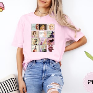 Retro In My Disney Princess Era Shirt, Disney All Princess Quotes Tee, Tiana Ariel Elsa Rapunzel Belle Jasmine Tee, Magic Kingdom Girl Trip