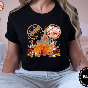 Mickey And Friends Thanksgiving Shirt, Disney Thanksgiving Tee, Thanksgiving family T-shirts, Cute Disney Fall Tee, Disney Thanksgiving Gift