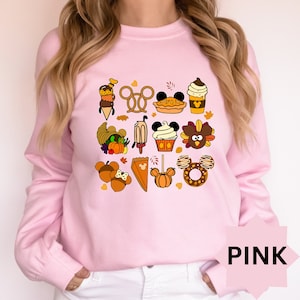 Disney Fall Shirt, Disney Thanksgiving Shirt, Family Disney Matching Kid Shirt, Fall Disney gift, Fall Mickey Sweatshirt, Disney trip Hoodie