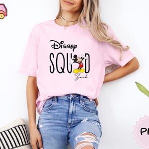 Disney Squad Shirt, Custom Disney Shirt, 2025 Disney Family Shirt, Disney Trip Shirt, Mickey & Friends Shirt, Disney Kids Shirt