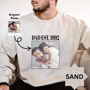 Custom Photo Dad Shirt, Custom Photo Comfort Colors Shirt for Dad Grandpa, Fathers Day Shirt, Fathers Day Gift 2025, Grandpa Gift, Dad Gift