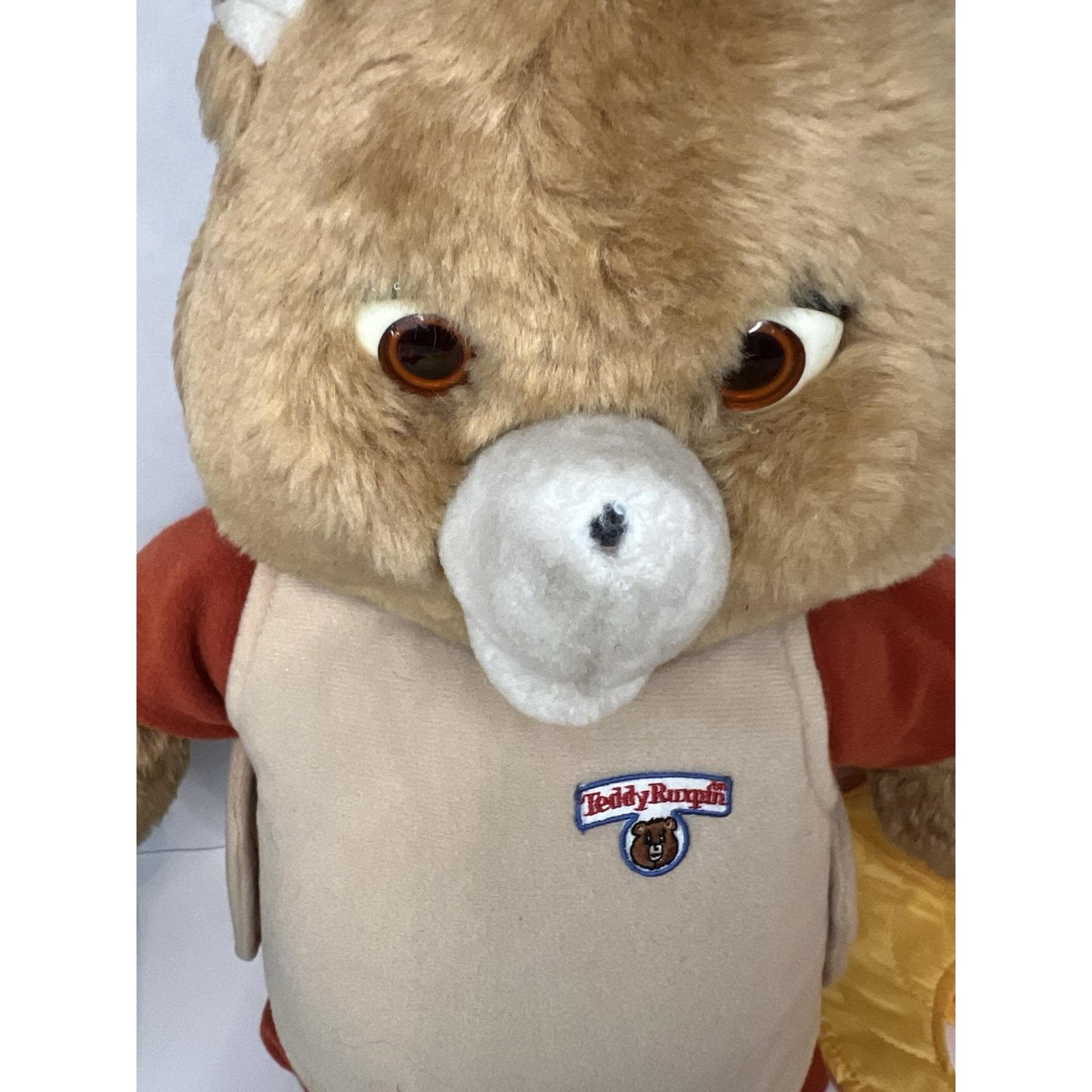 Teddy Ruxpin Ripoff Teddy Ruxpin Doll 1985 Vintage Worlds of Wonder WOW - W/tape and ...