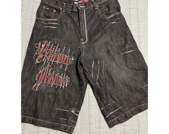 1990s JNCO Funktion Denim Shorts Baggy Jorts - Etsy
