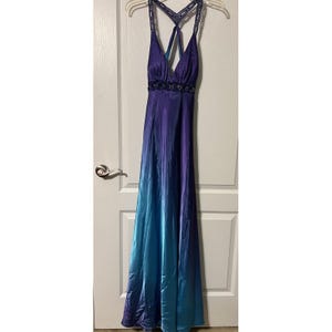 dark blue pleated dress Kingsley Pleated Column Dress