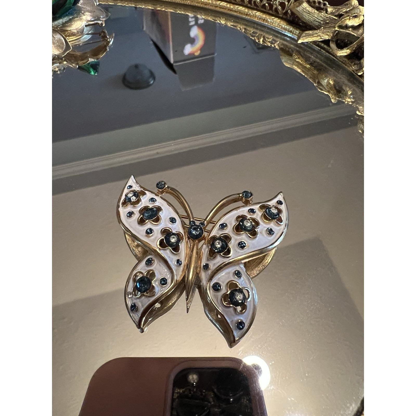 Vintage Trifari Butterfly Brooch - Etsy - Page 2