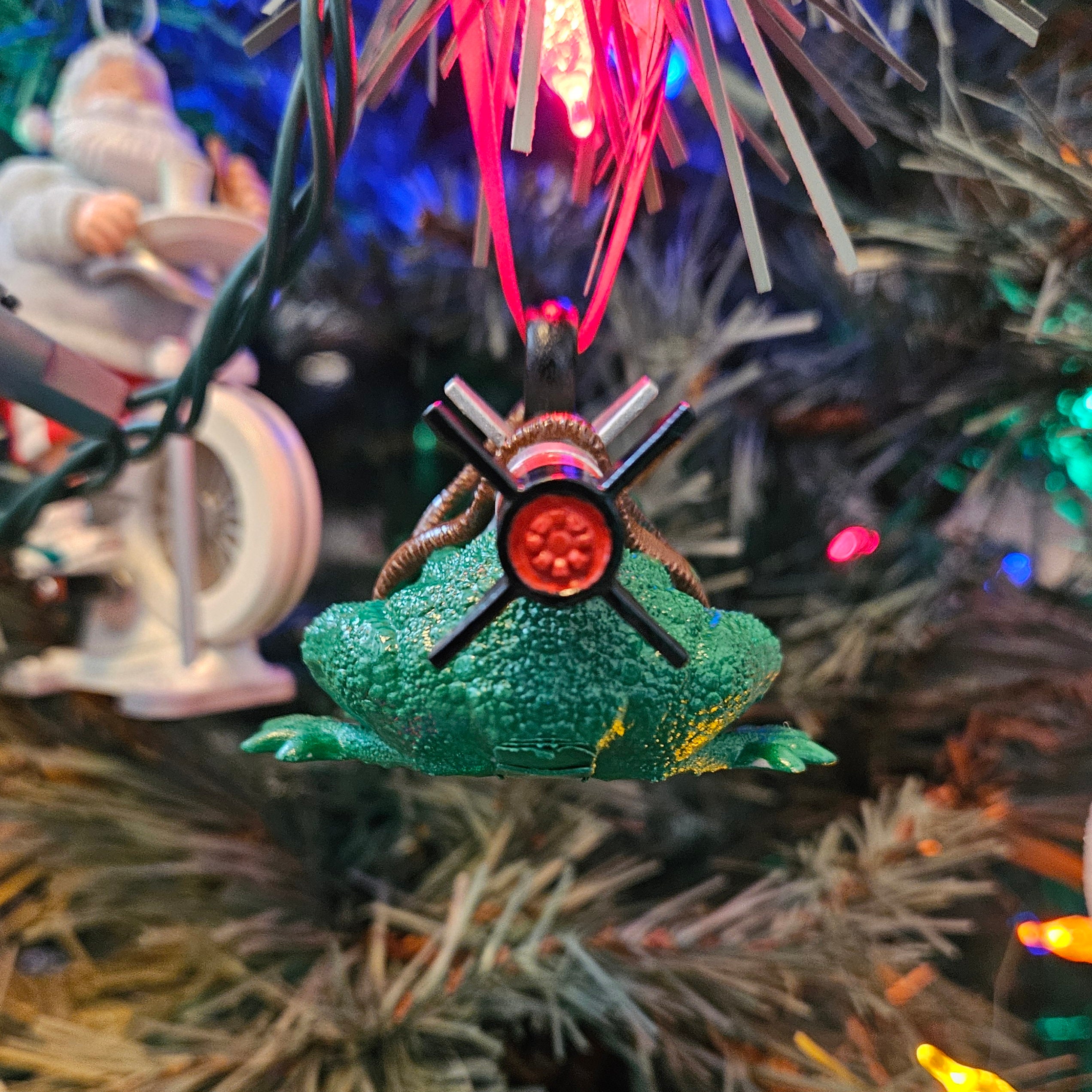 Missile Toad | Mistletoe Christmas Ornament | 3D Print | Hand